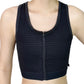 Half Zipper Front Bandage Top