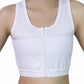 Half Zipper Front Bandage Top